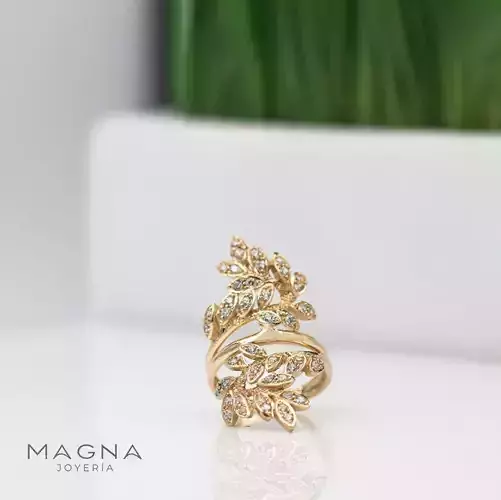 Branches elegant ring 3D print model