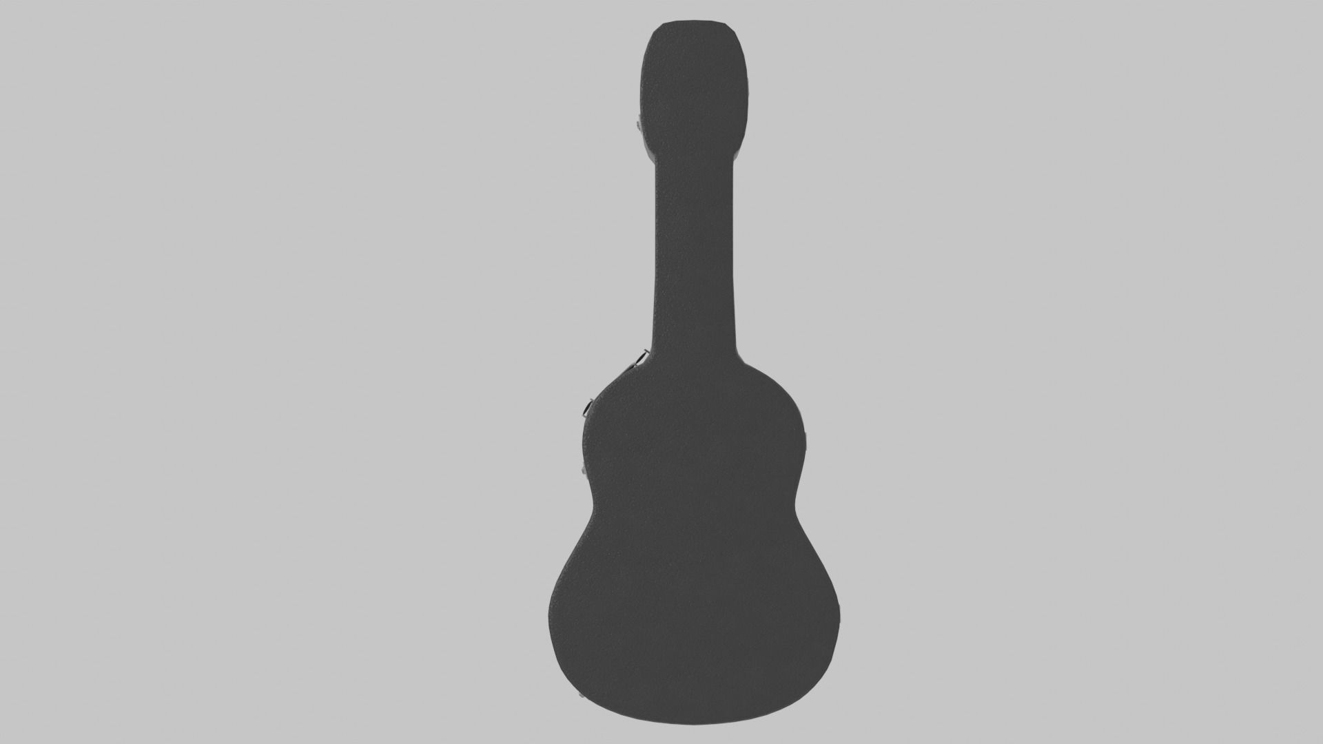 Acoustic Guitar with Case and Stand Low-Poly PBR  Low-poly 3D model_40