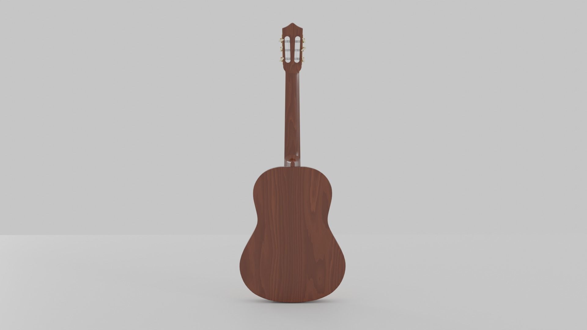 Acoustic Guitar with Case and Stand Low-Poly PBR  Low-poly 3D model_57