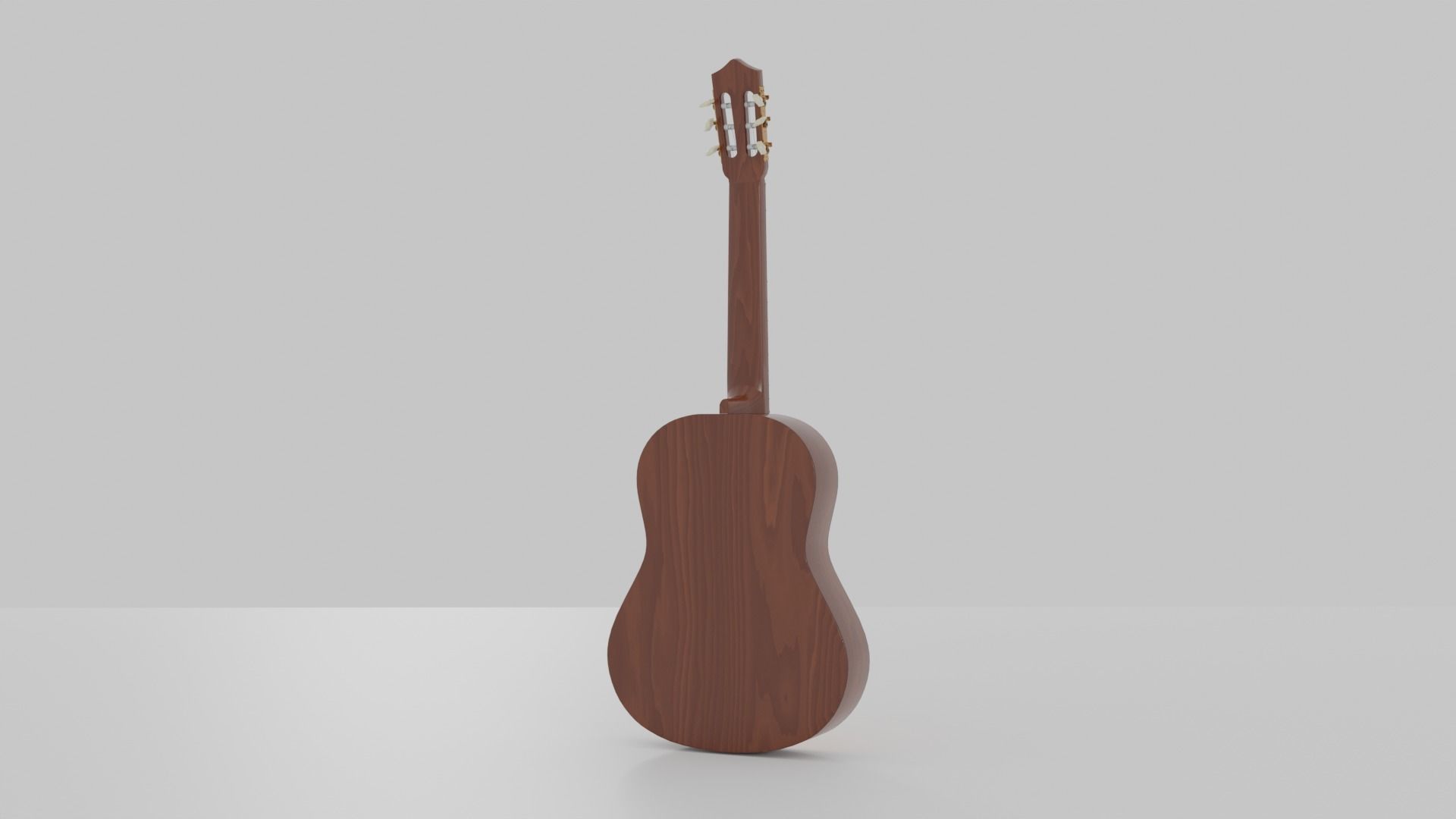Acoustic Guitar with Case and Stand Low-Poly PBR  Low-poly 3D model_54