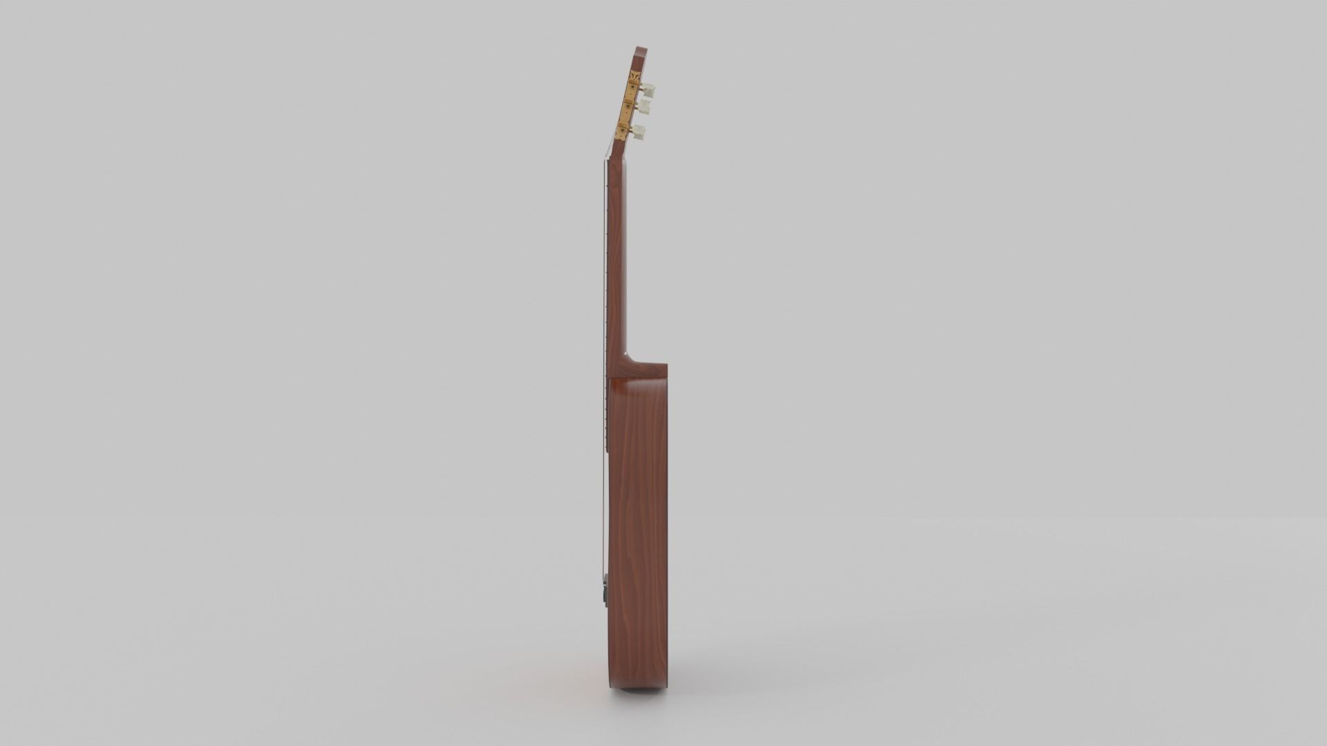 Acoustic Guitar with Case and Stand Low-Poly PBR  Low-poly 3D model_22