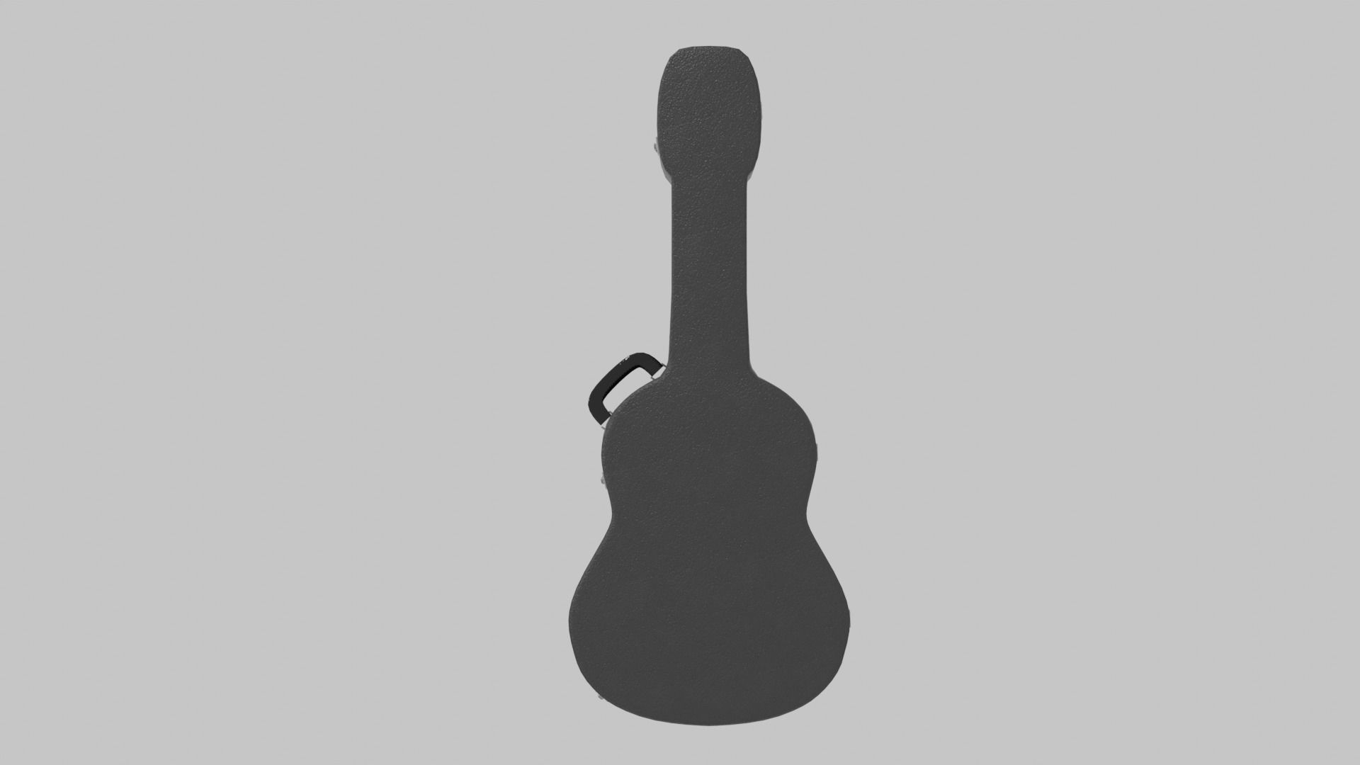 Acoustic Guitar with Case and Stand Low-Poly PBR  Low-poly 3D model_39
