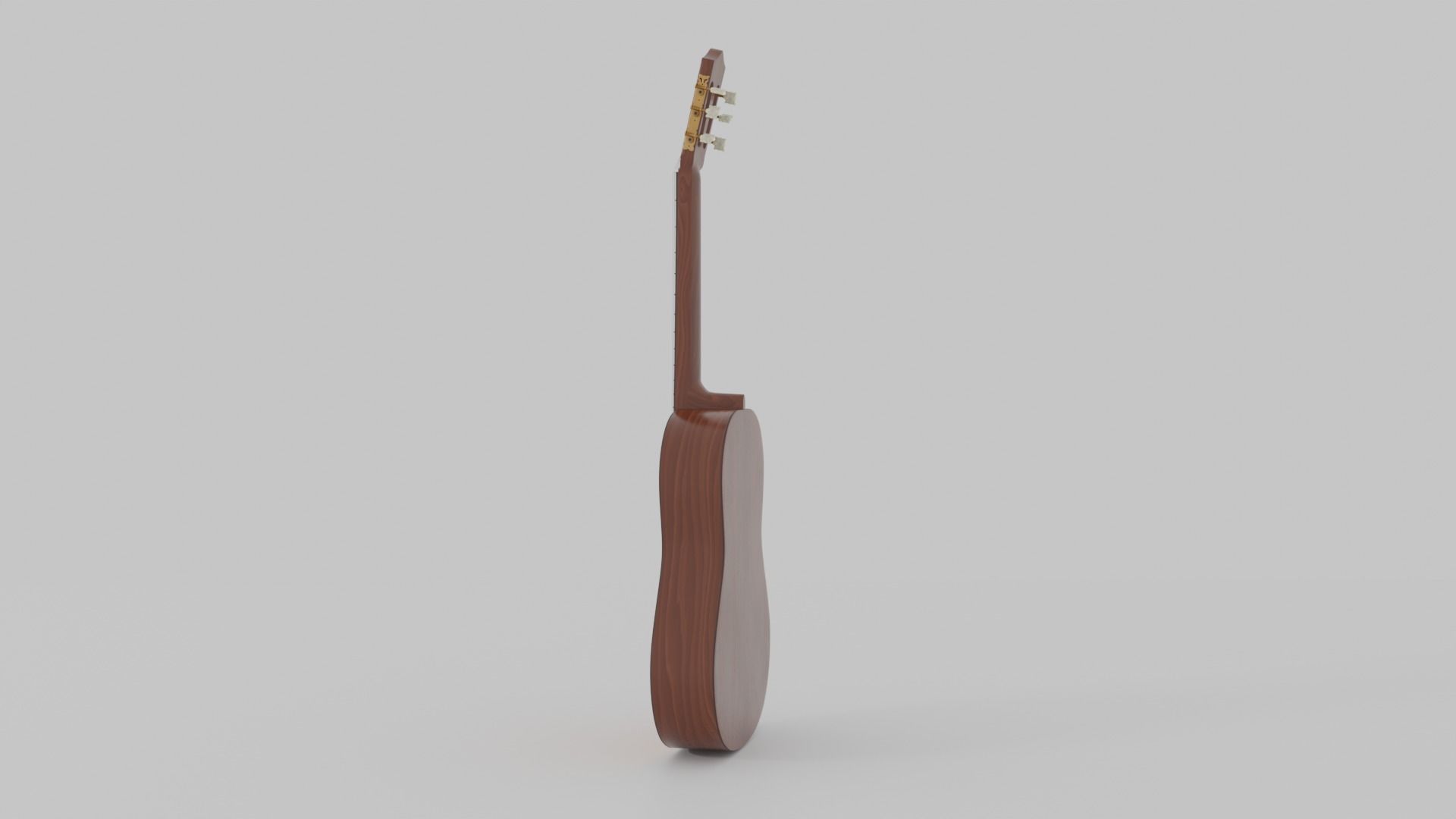 Acoustic Guitar with Case and Stand Low-Poly PBR  Low-poly 3D model_28