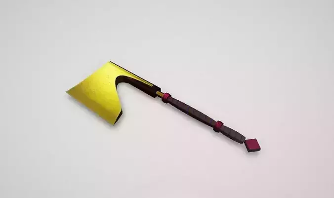 Game asset Luxurious Gold Blade Weapon