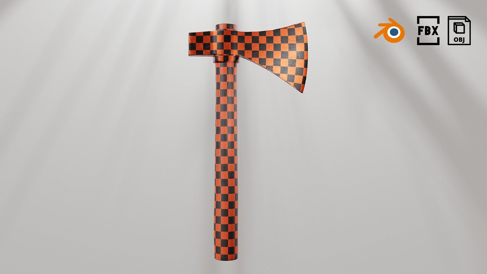 Hand axes set 01 Low-poly 3D model_14