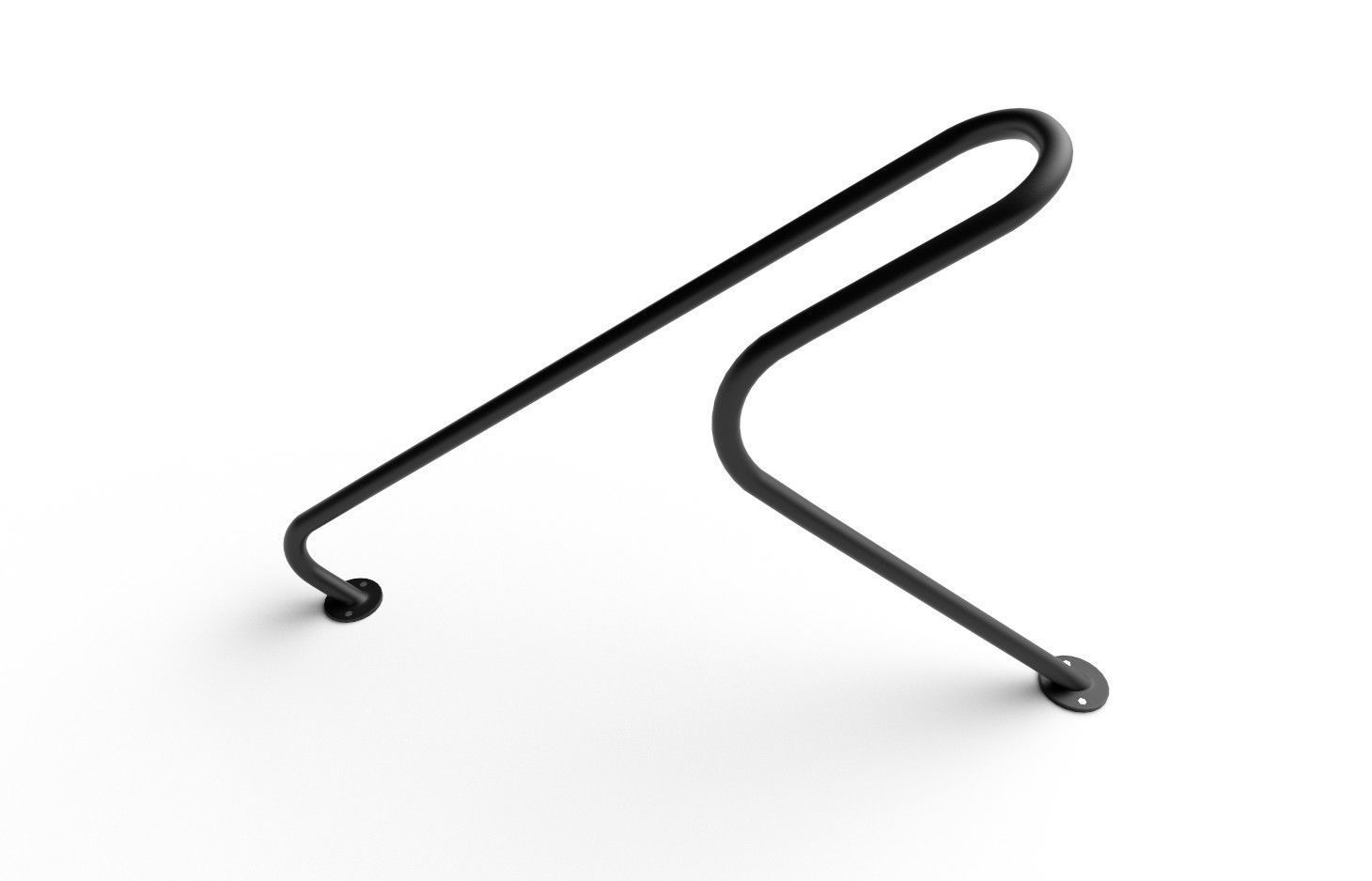 Bike Rack M03 Low-poly 3D model_5