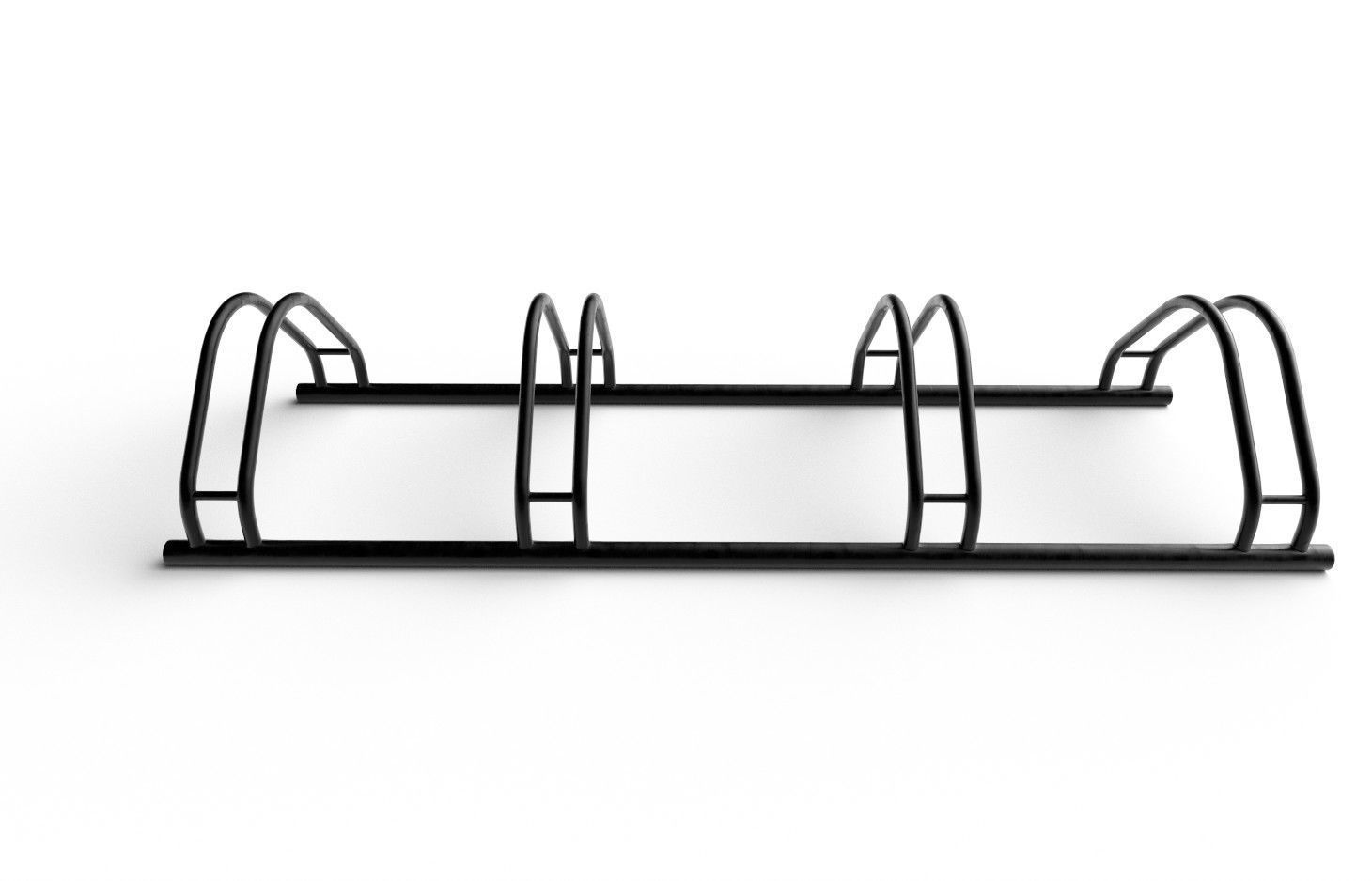 Bike Rack M04 Low-poly 3D model_6