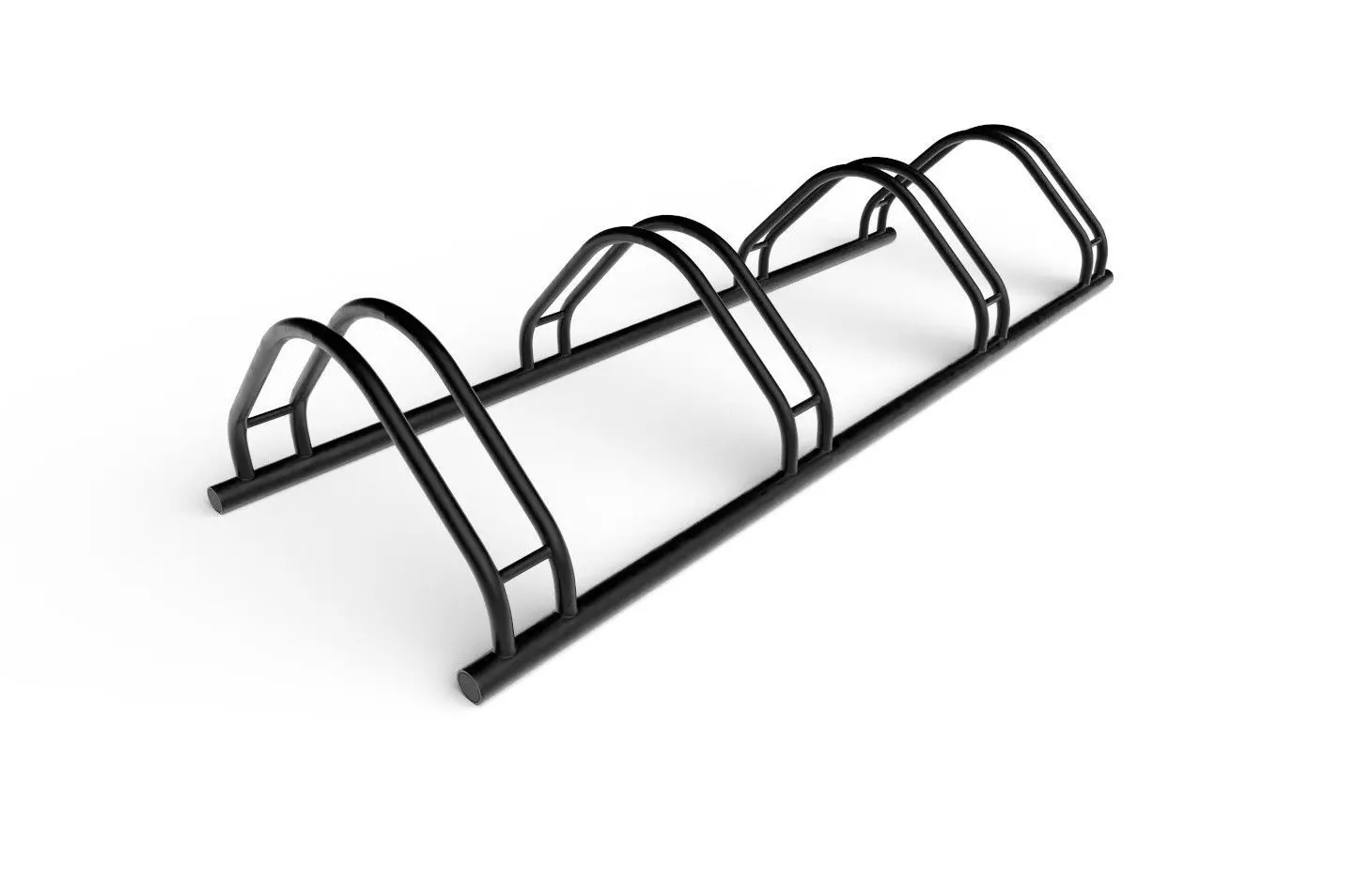 Bike Rack M04 Low-poly 3D model_0