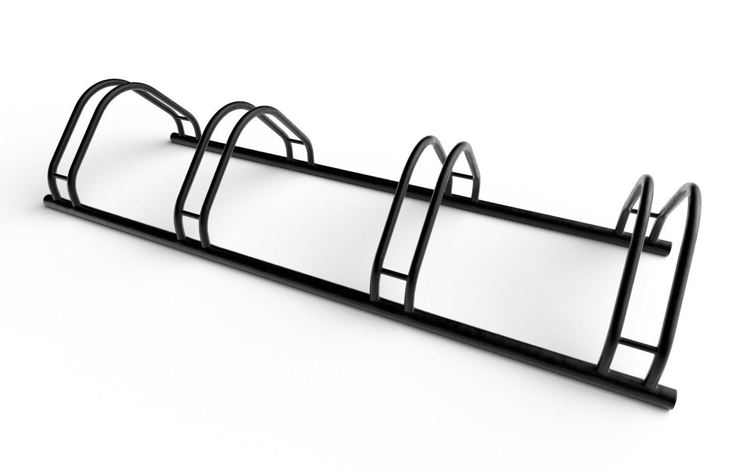 Bike Rack M04 Low-poly 3D model_5