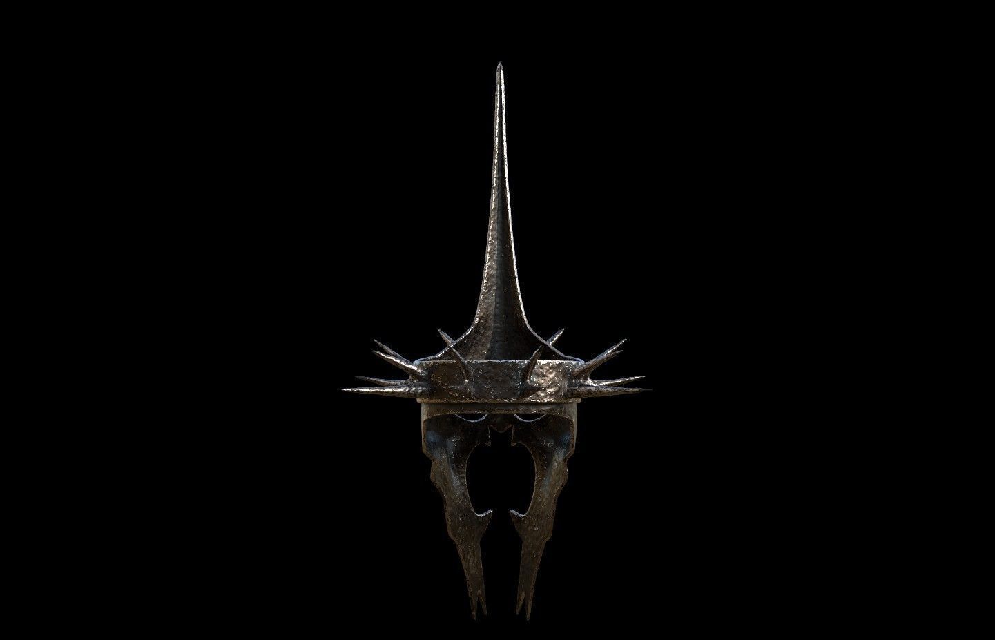 Witch King Helmet lord of the rings 3D DIGITAL DOWNLOAD FILE 3D print model_3