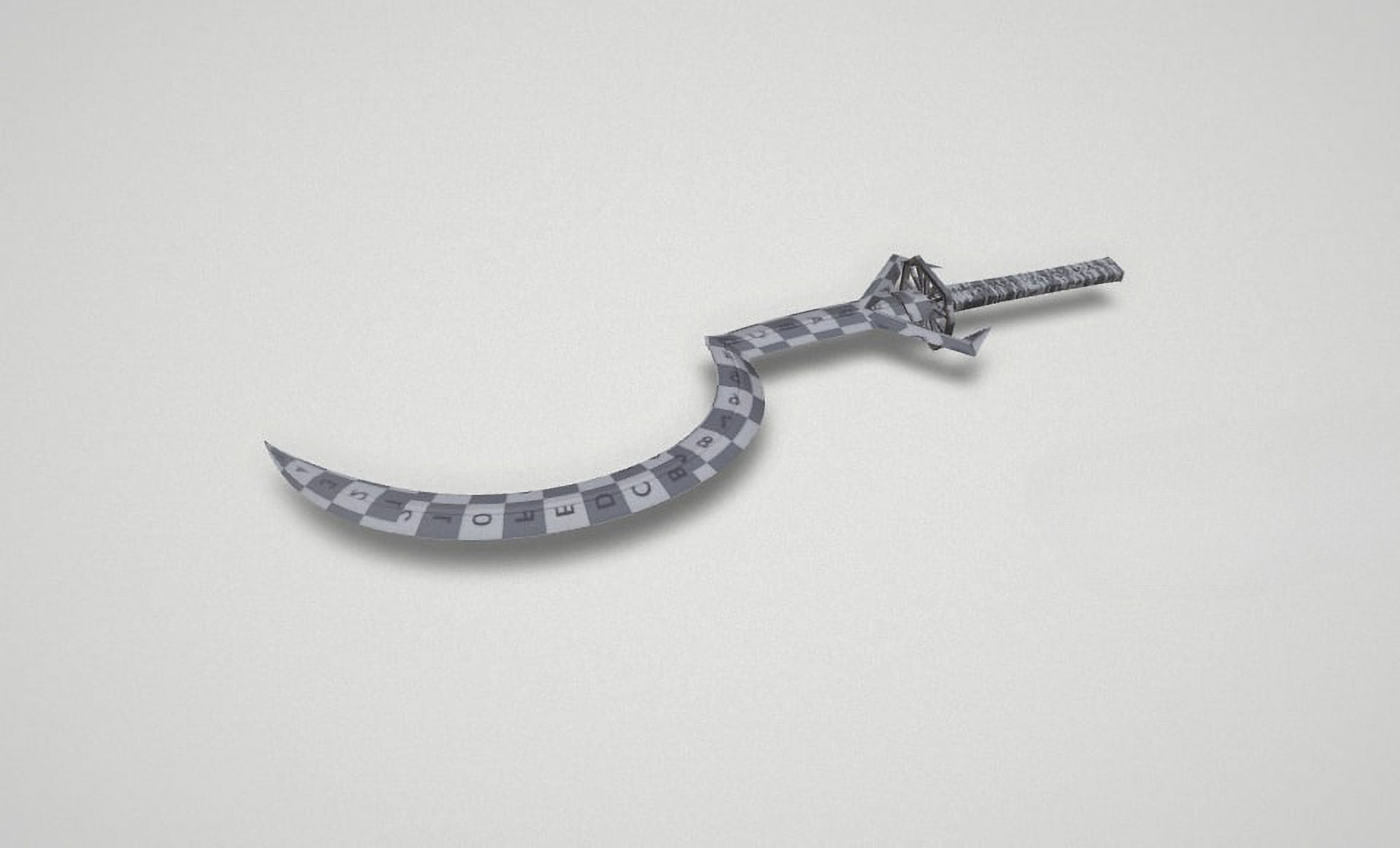 Game asset Unconventional Blade of Dual Origins 3D model_10