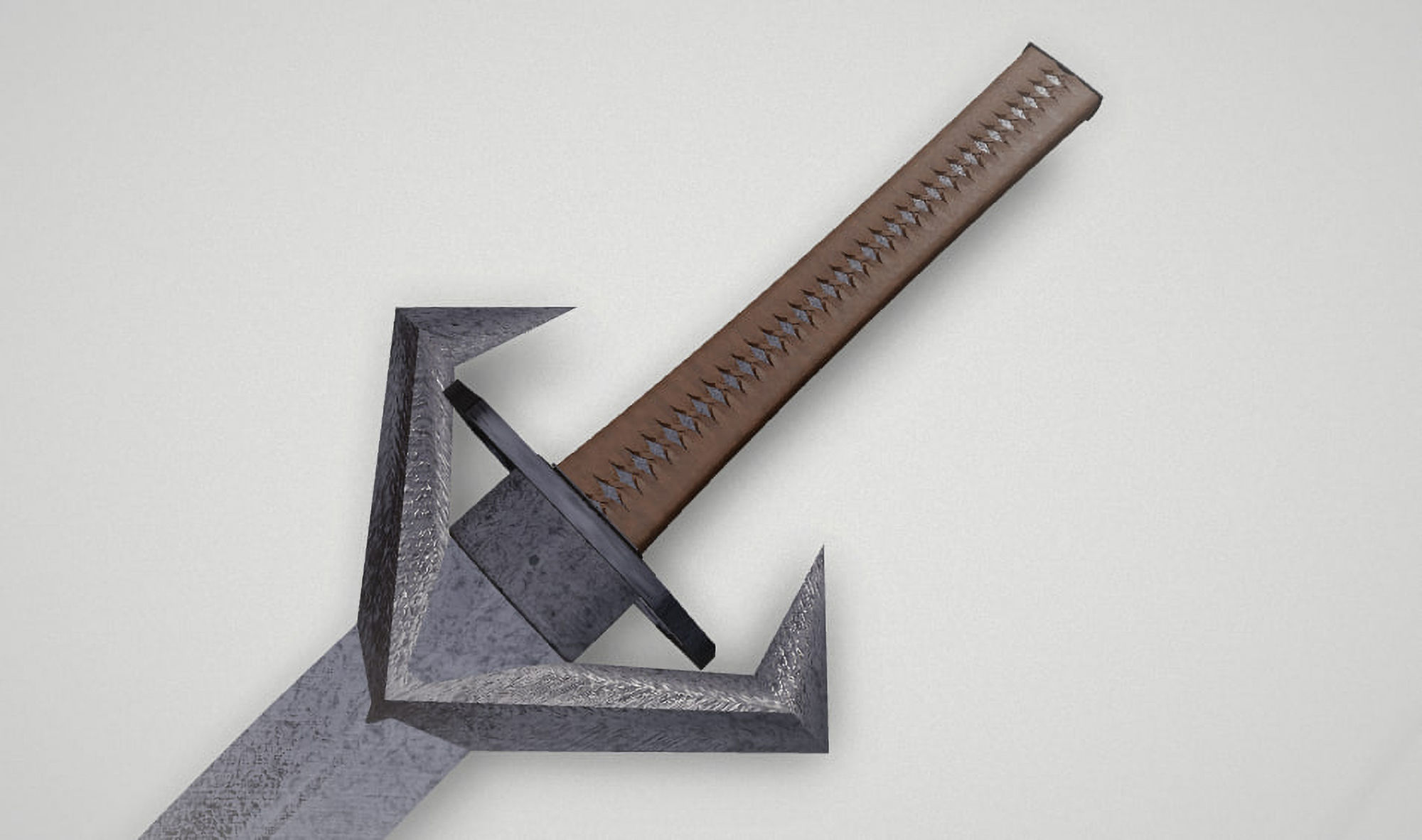 Game asset Unconventional Blade of Dual Origins 3D model_1