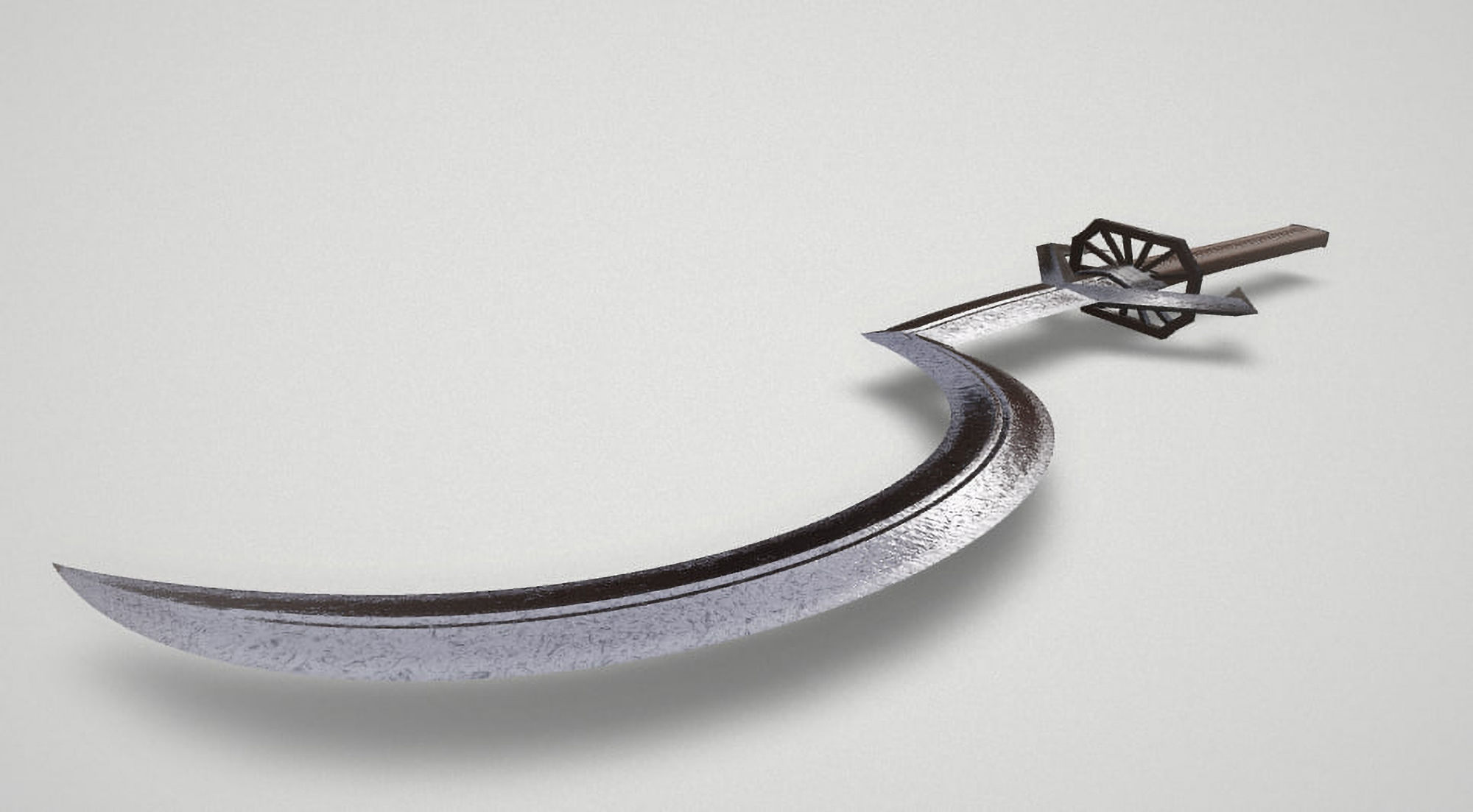 Game asset Unconventional Blade of Dual Origins 3D model_2