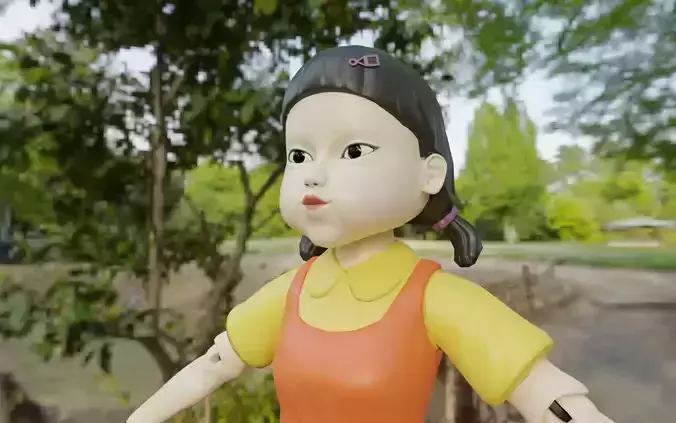 Squid Game Gait Doll