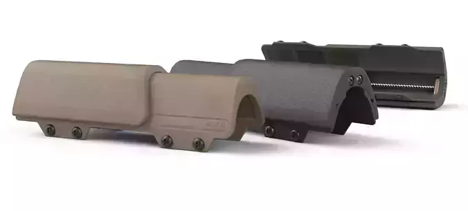 Larue Tactical RISR Stock Riser Low Poly 3D Model Low-poly 3D model