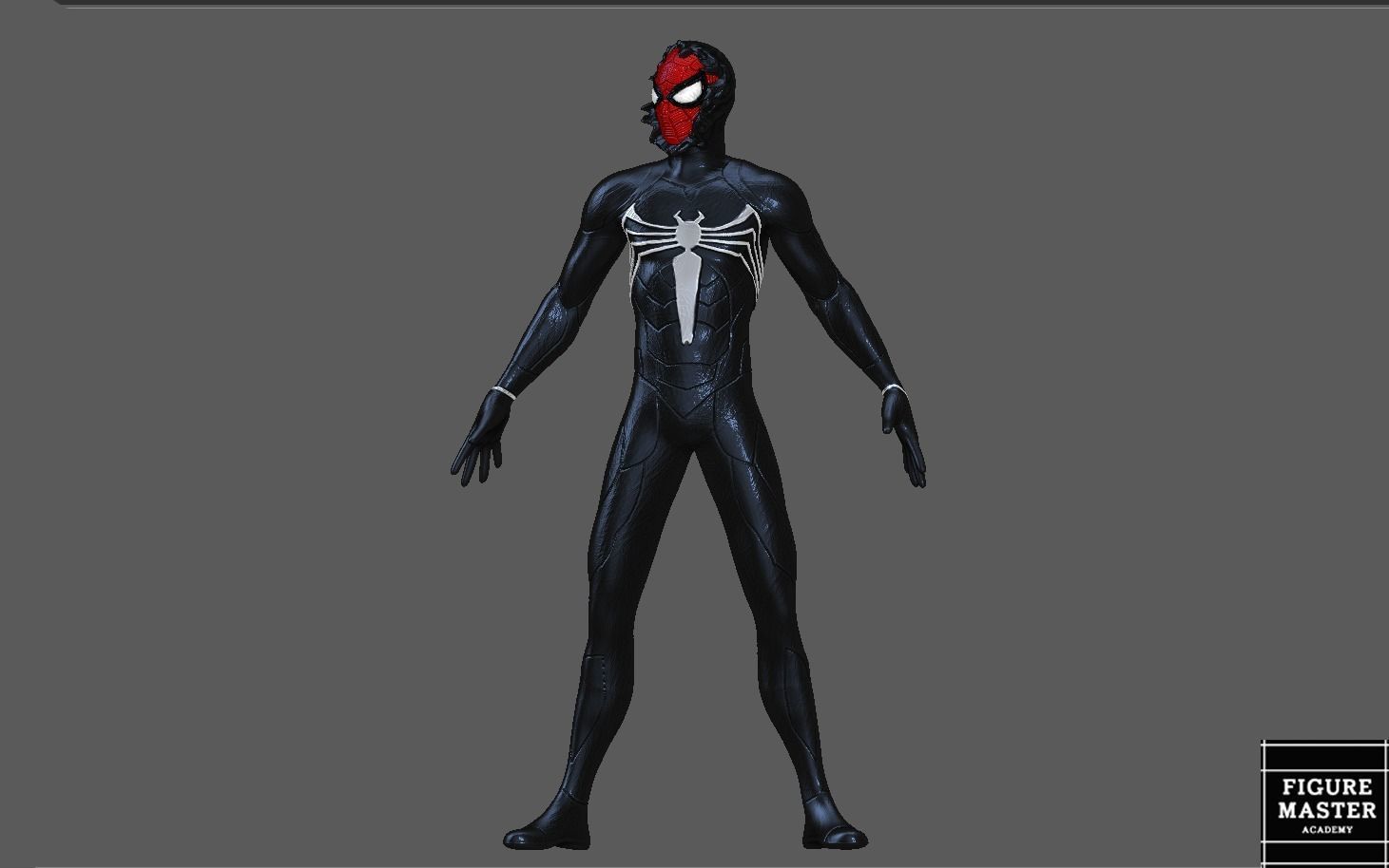 SPIDERMAN SYMBIOTE BLACK SUIT SPIDER MAN 2 PS 3D print model_10