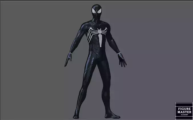 SPIDERMAN SYMBIOTE BLACK SUIT SPIDER MAN 2 PS