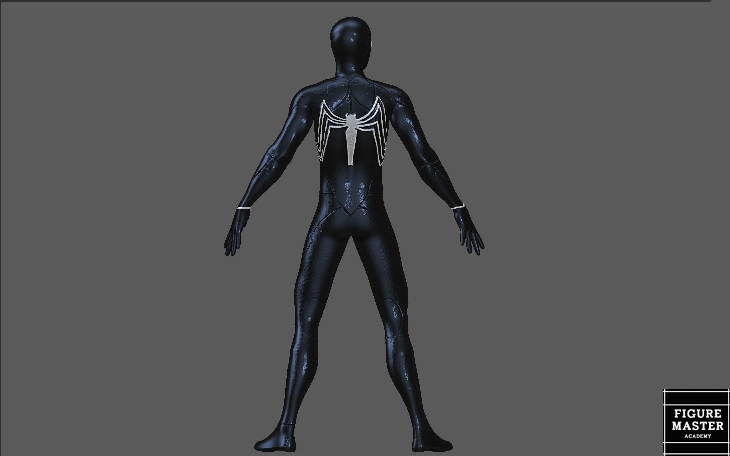 SPIDERMAN SYMBIOTE BLACK SUIT SPIDER MAN 2 PS 3D print model_7