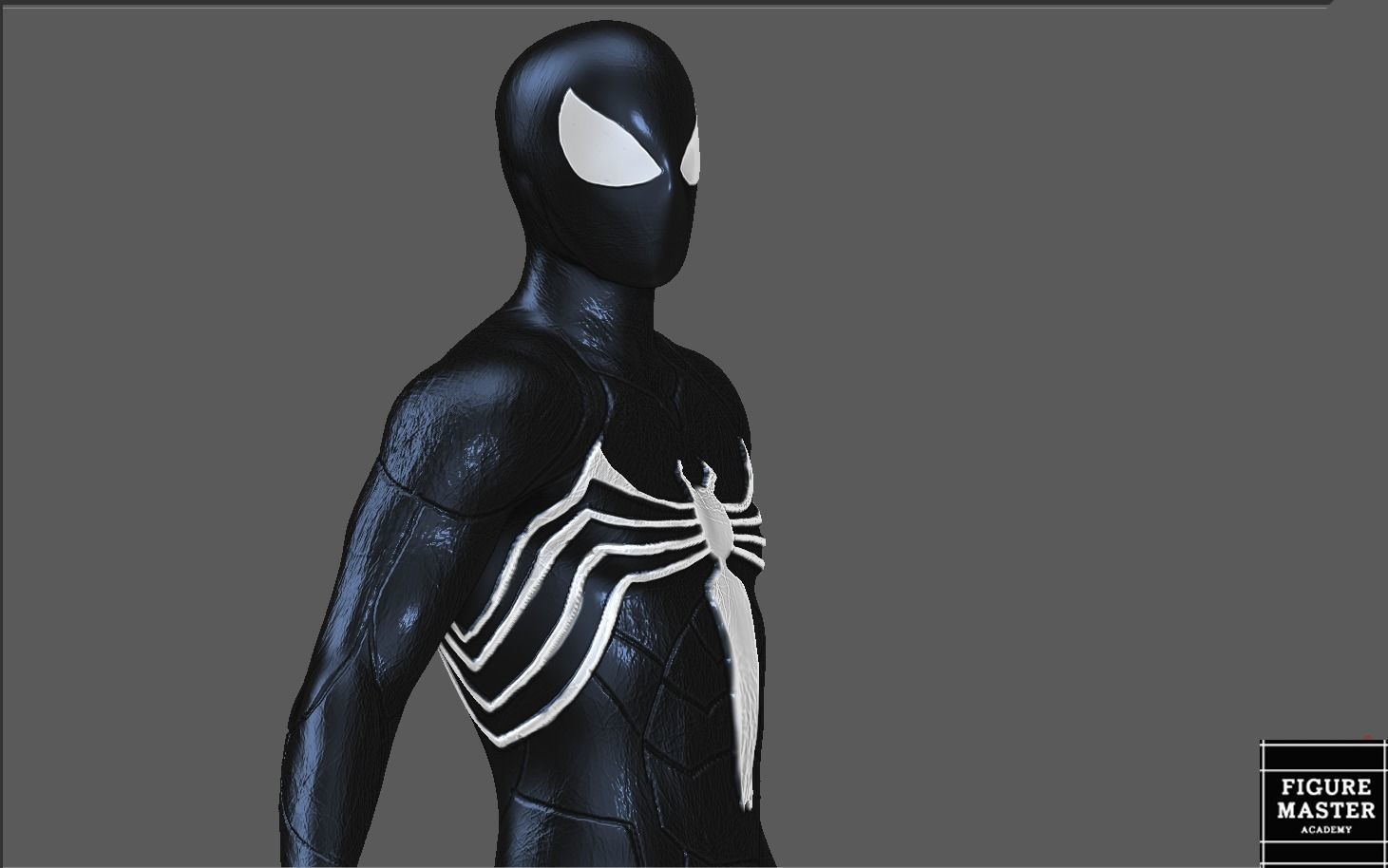 SPIDERMAN SYMBIOTE BLACK SUIT SPIDER MAN 2 PS 3D print model_5