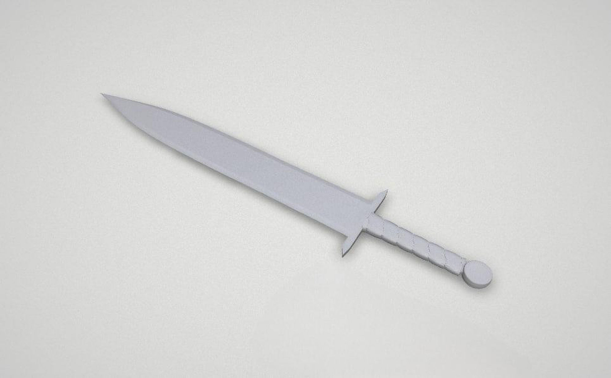 Game asset Aged Elegance Weapon 3D model_4