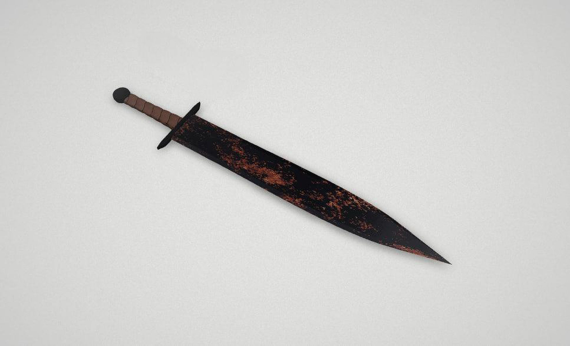 Game asset Aged Elegance Weapon 3D model_2