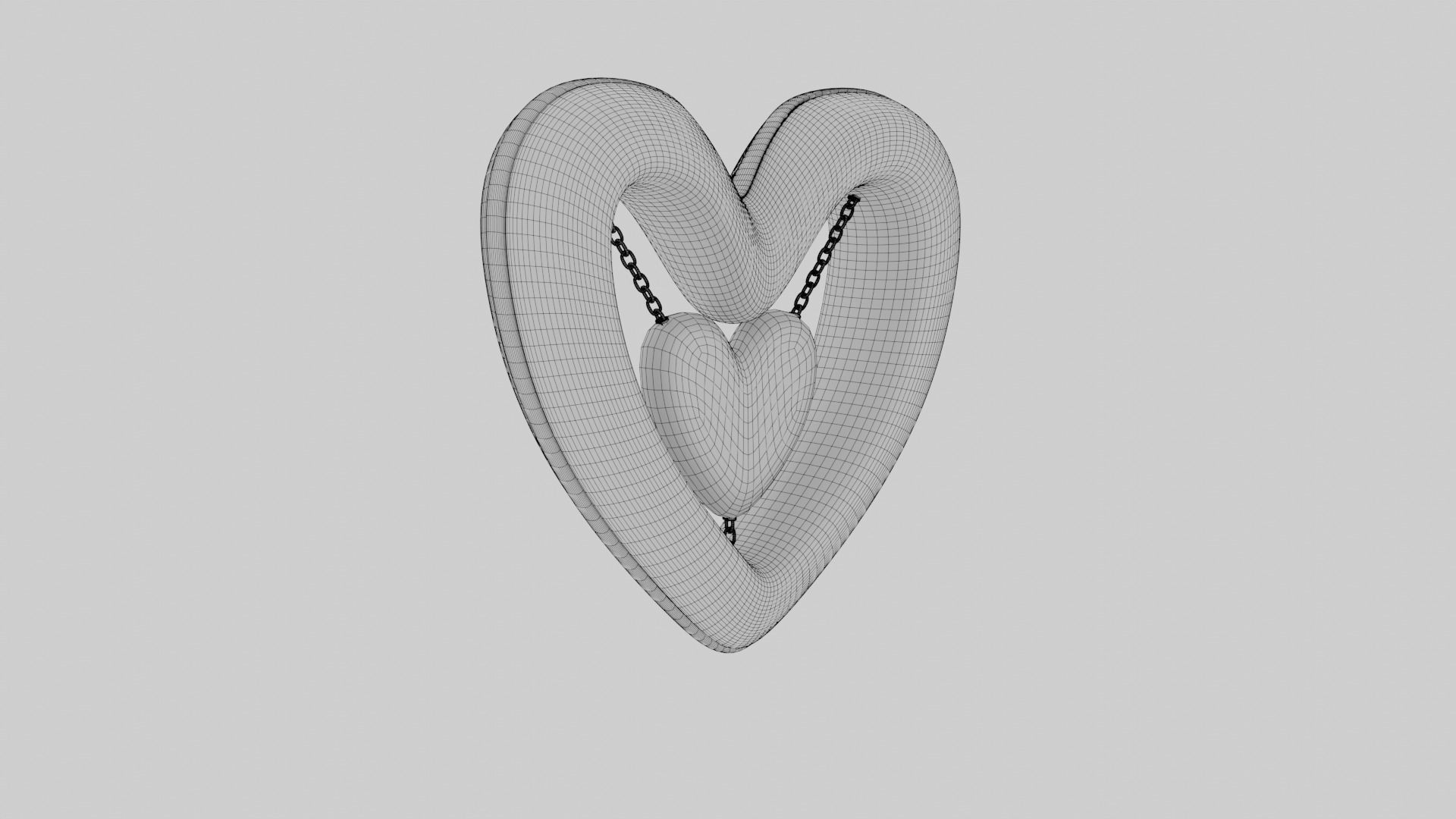 Heart in heart 3D model_5