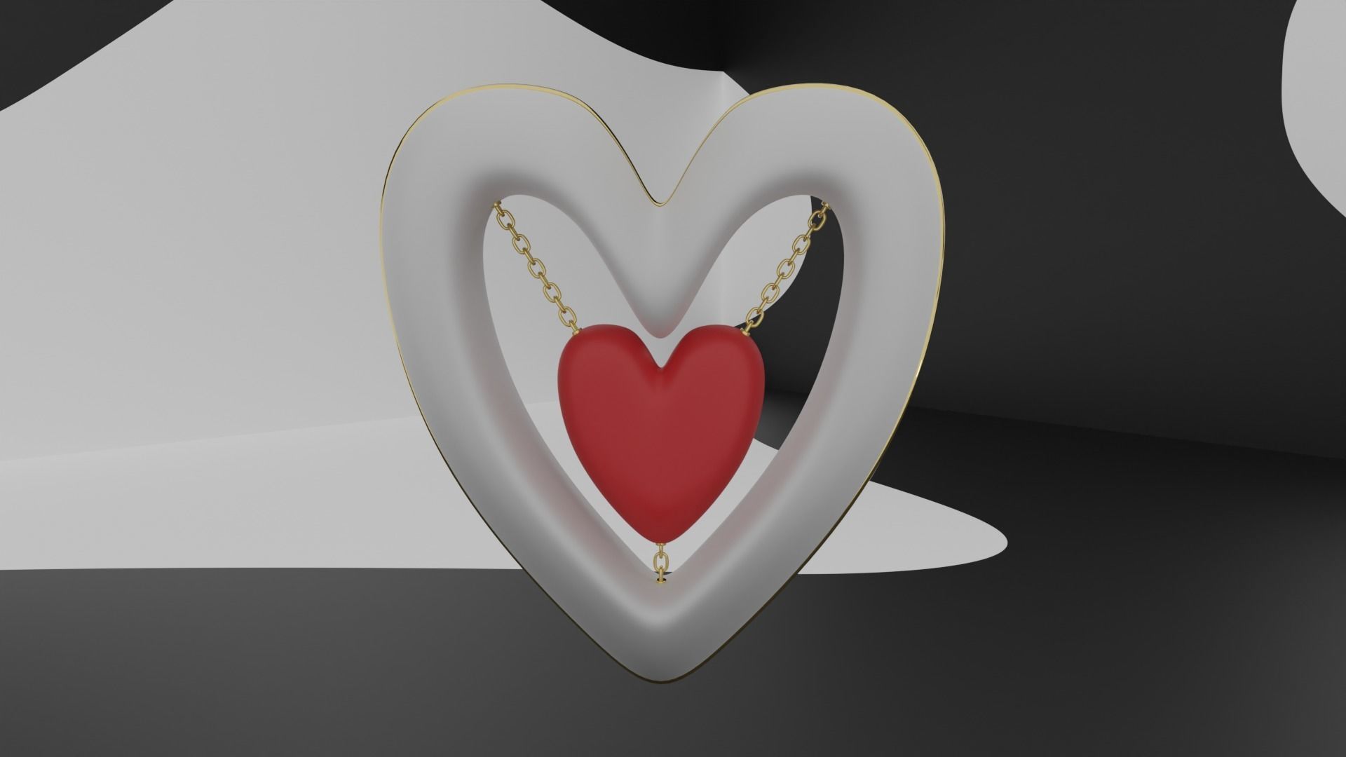 Heart in heart 3D model_1