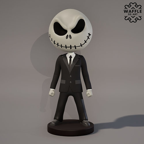 Chibi Jack Skellington Free 3D print model