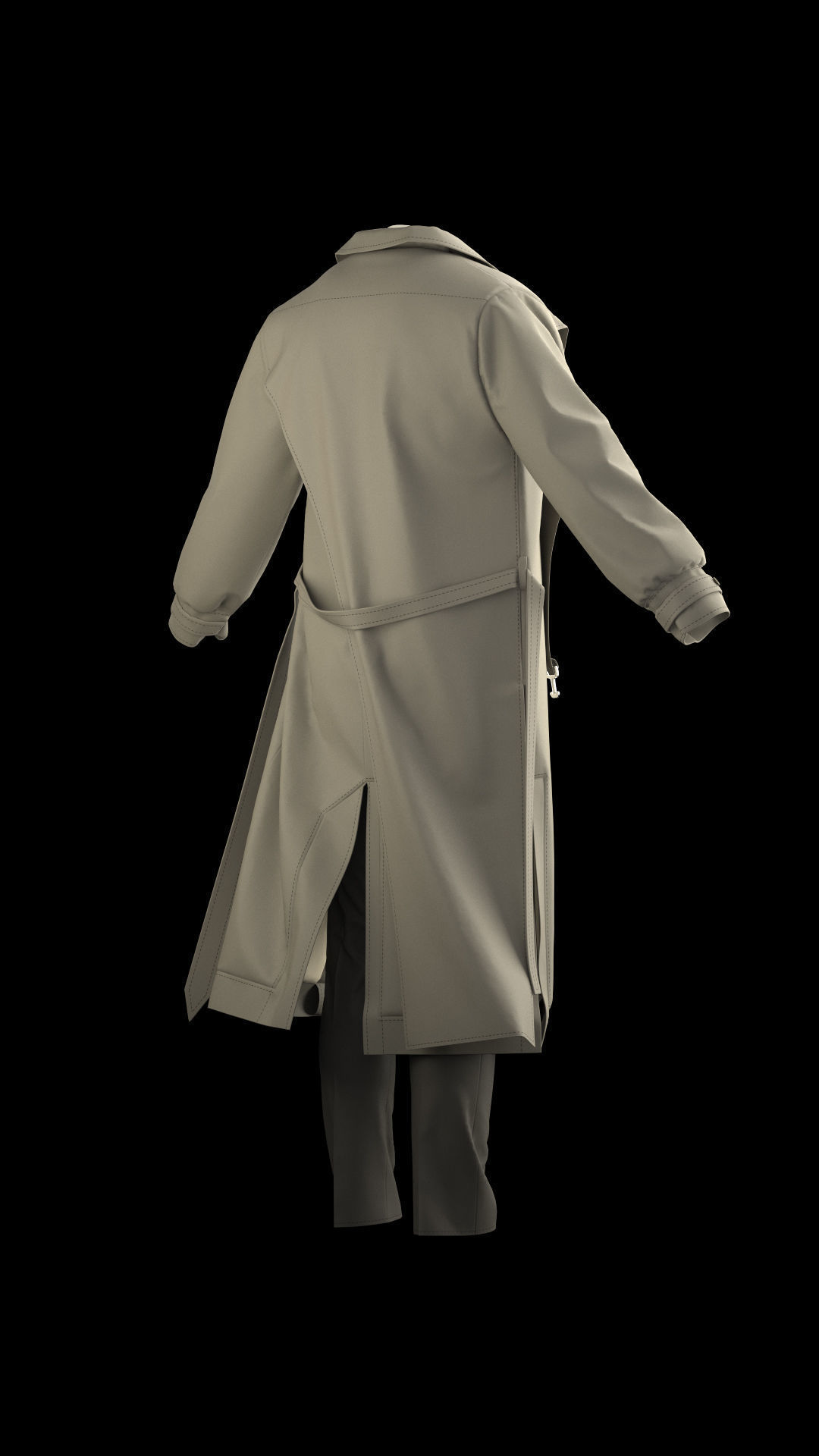 coat model 3D model_4