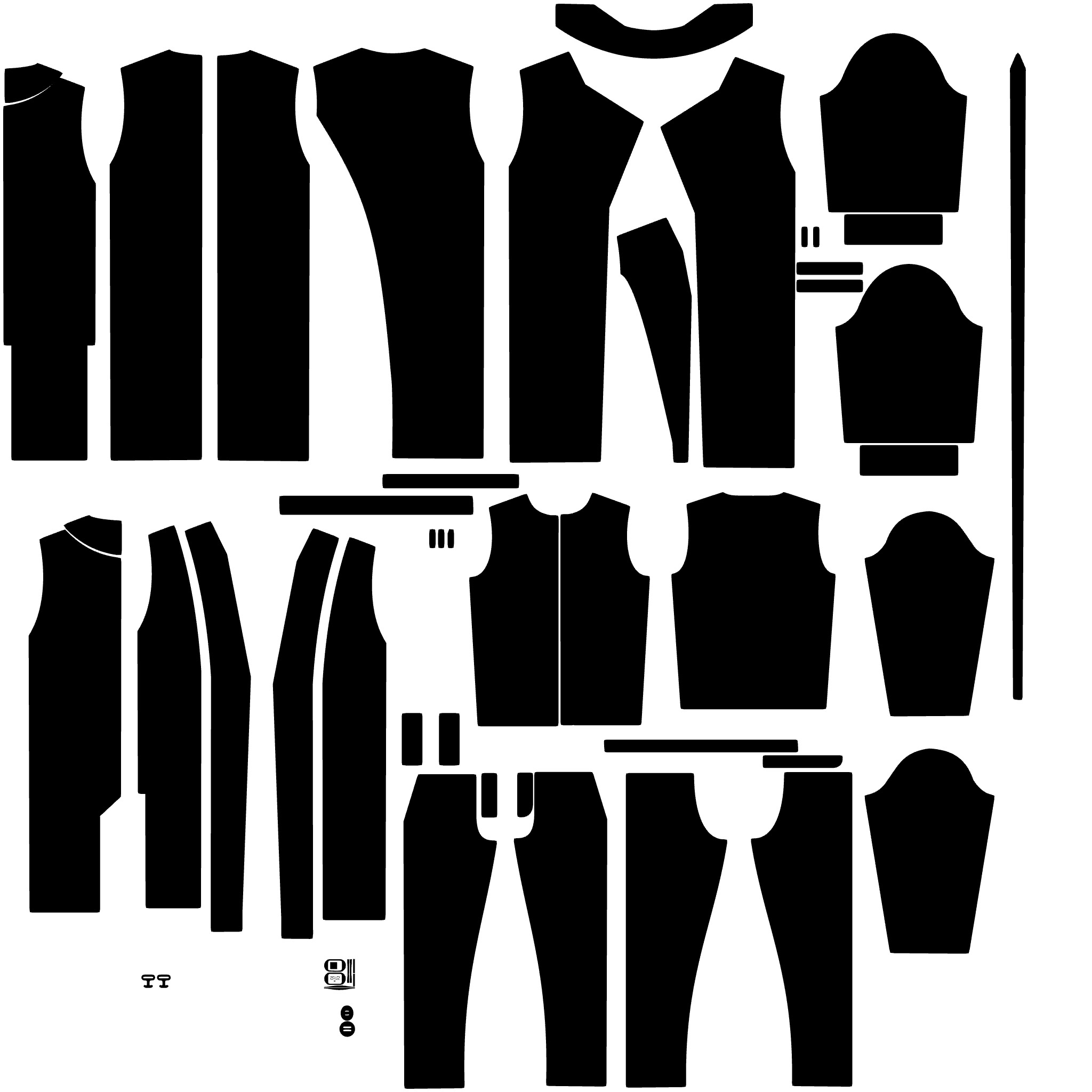 coat model 3D model_12