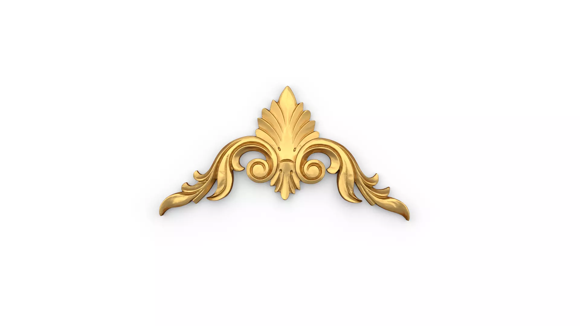 Classic carved decor ornament 383 3D model_0