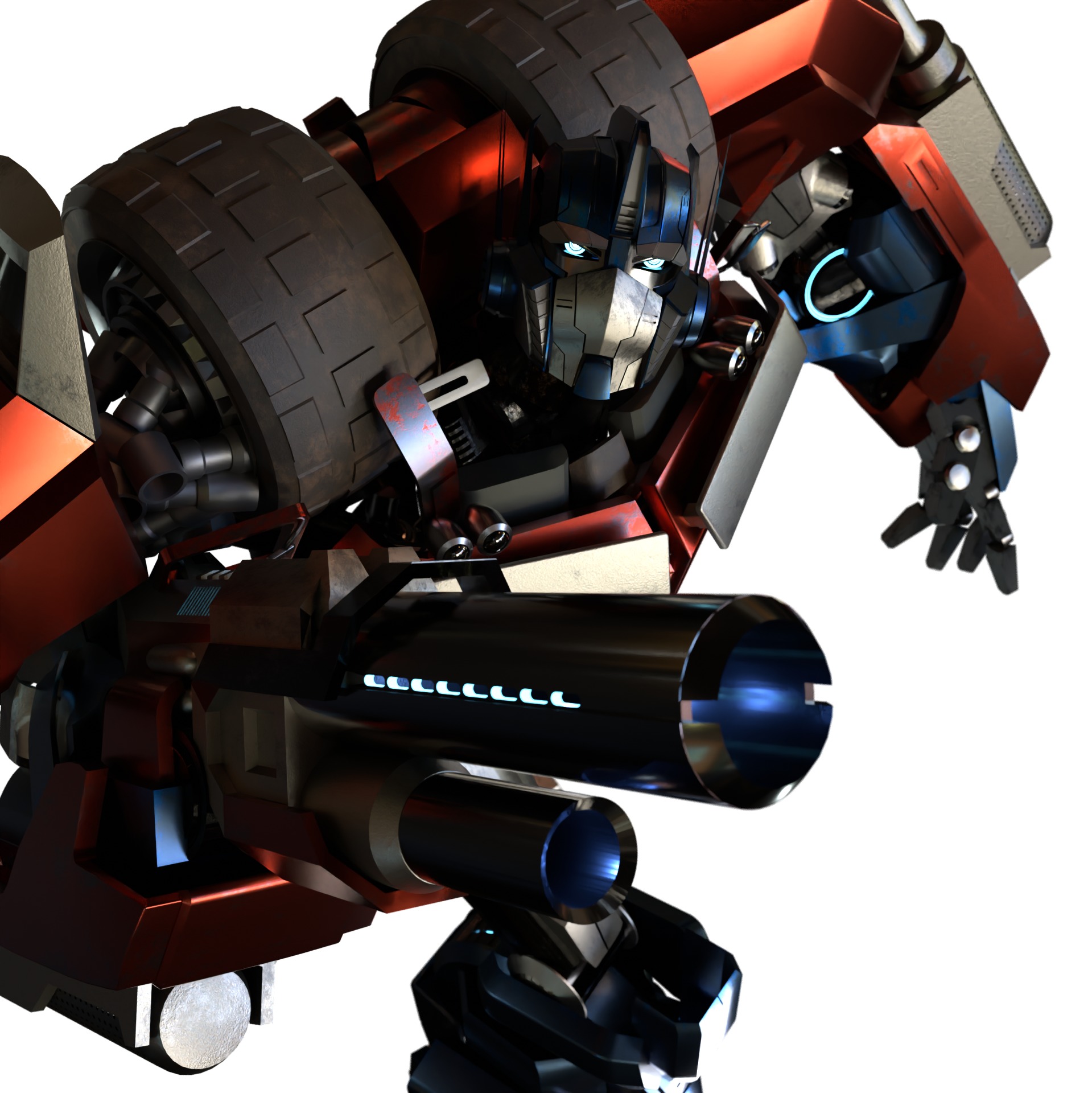 Optimus Prime Concept Model 2024 Free 3D model_3