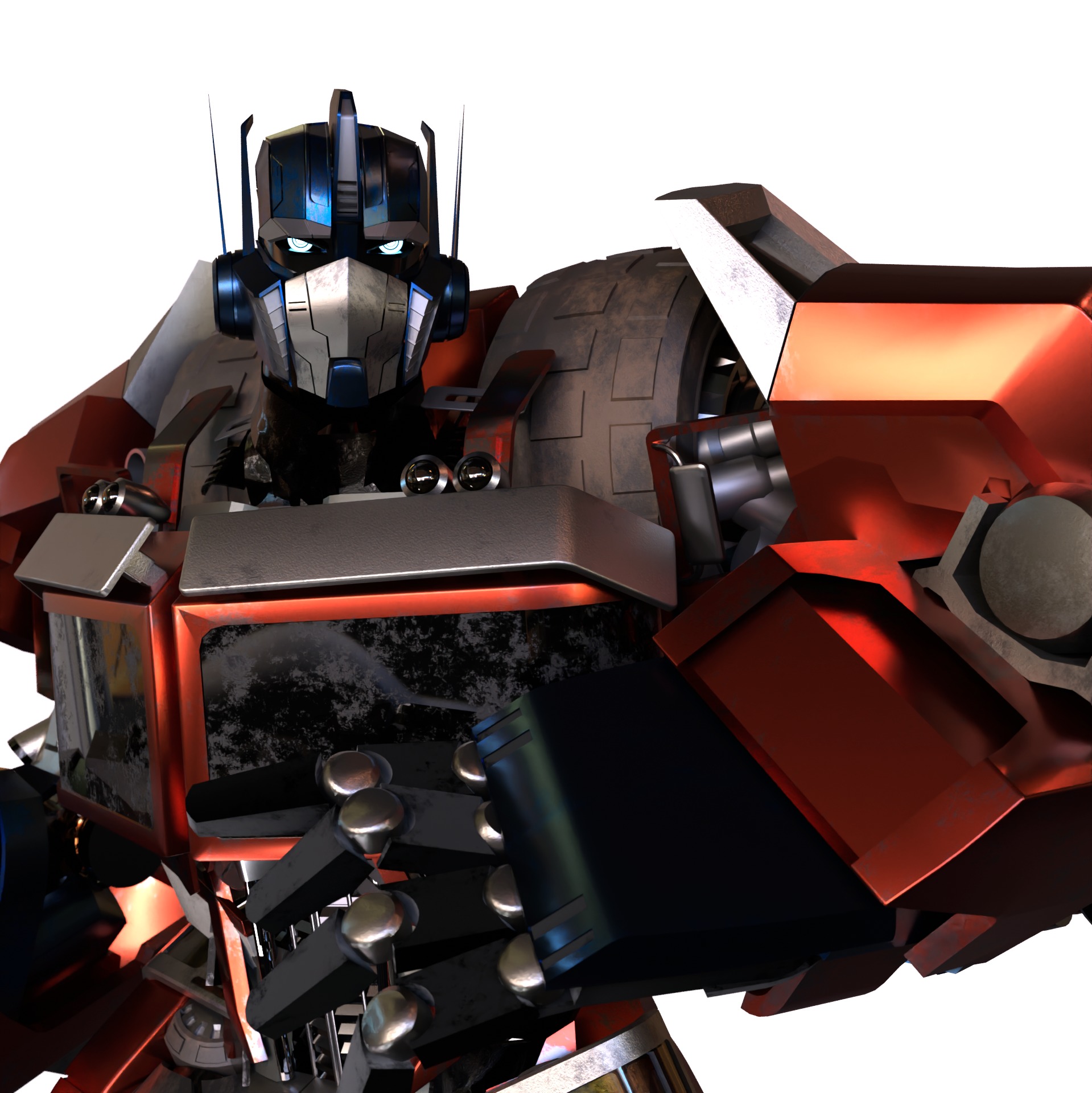 Optimus Prime Concept Model 2024 Free 3D model_1