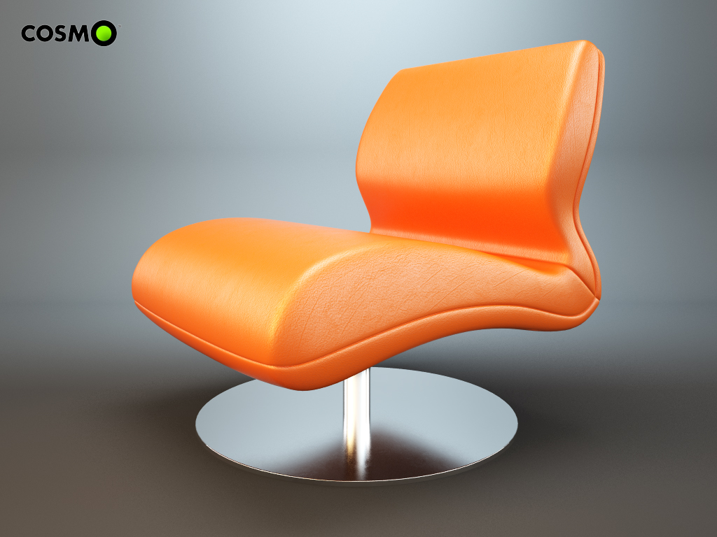 Armchair Attitude 3D model_2
