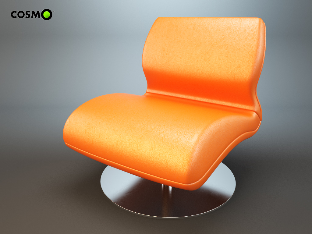 Armchair Attitude 3D model_4