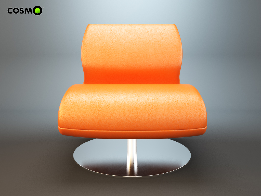Armchair Attitude 3D model_1
