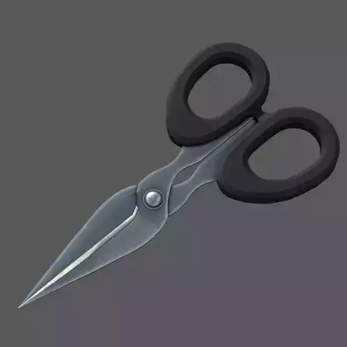Scissors Low-poly 3D model