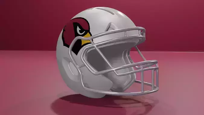Atlanta Cardinals Football Helmet