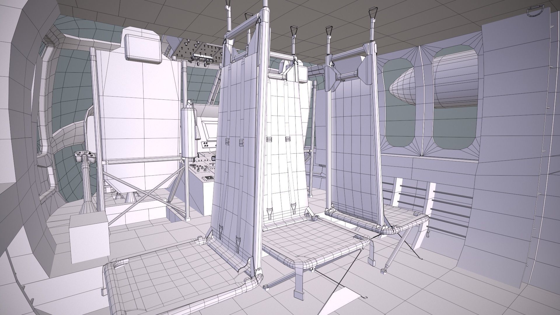  UH-60JA Black Hawk Japan Static Low-poly 3D model_30