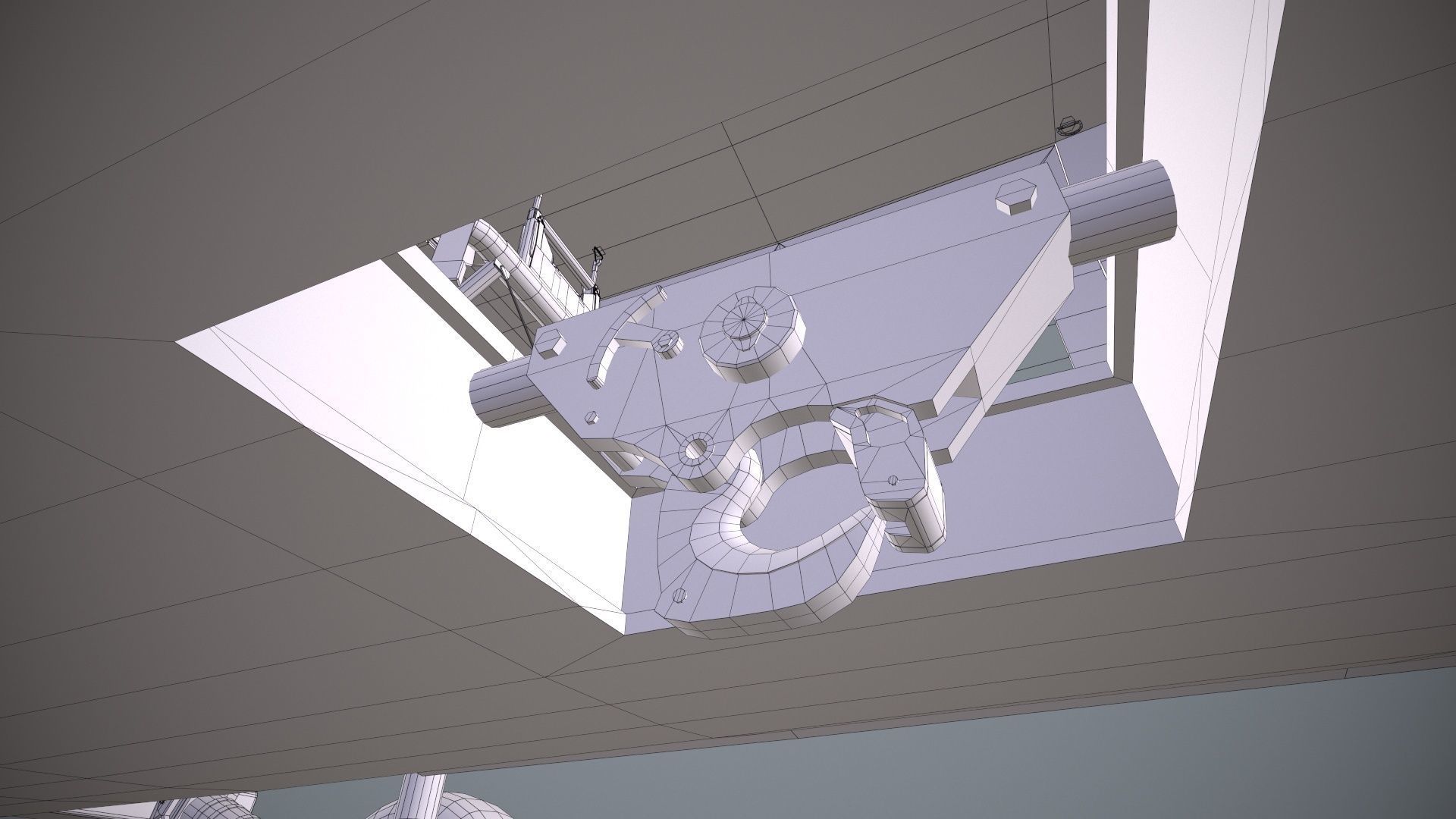  UH-60JA Black Hawk Japan Static Low-poly 3D model_32