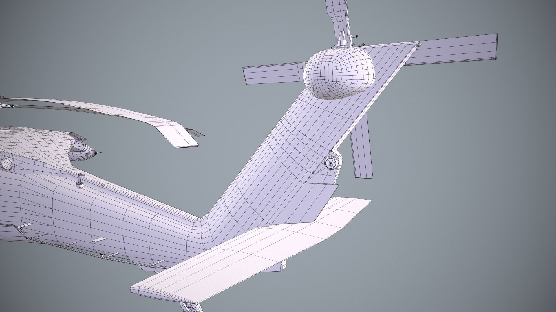  UH-60JA Black Hawk Japan Static Low-poly 3D model_25