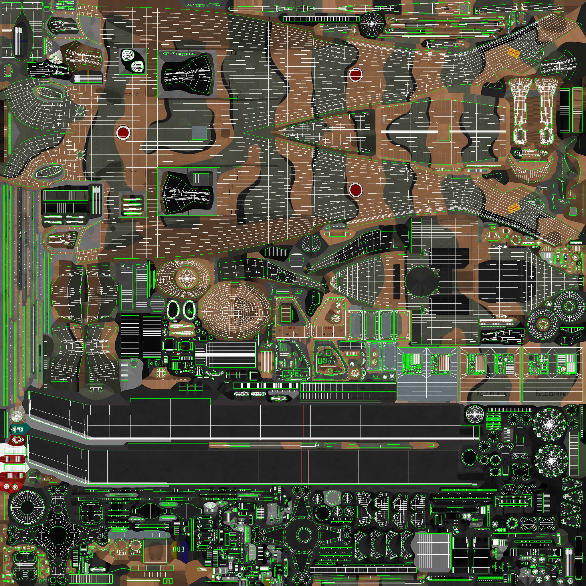  UH-60JA Black Hawk Japan Static Low-poly 3D model_22