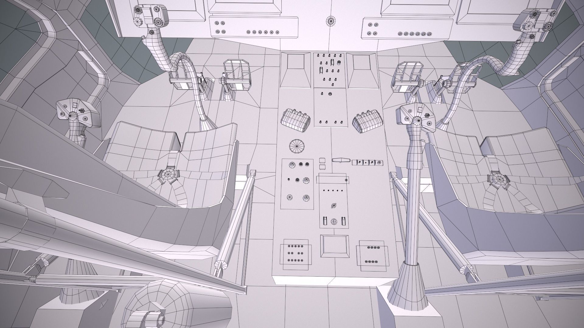  UH-60JA Black Hawk Japan Static Low-poly 3D model_33