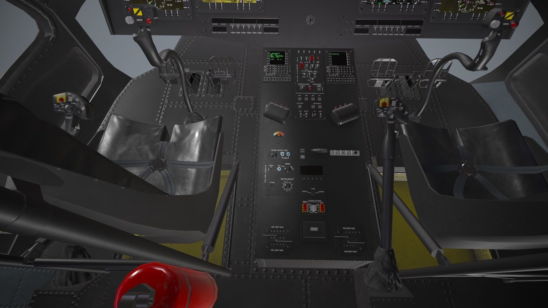  UH-60JA Black Hawk Japan Static Low-poly 3D model_21