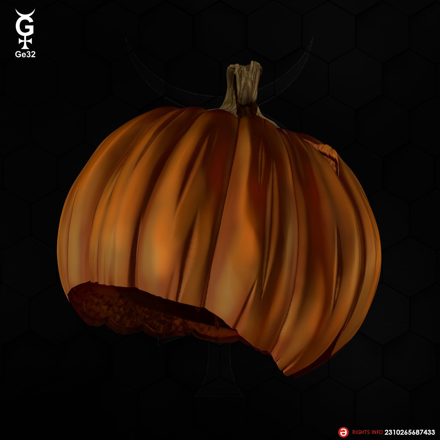 JACK PUMPKIN KING CAT - Helmet 3D print model_1