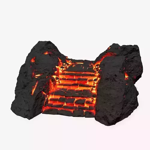 lava stairs
