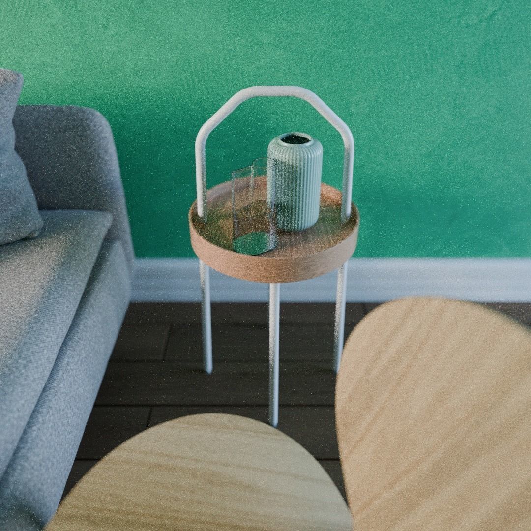 Ikea collection for living room 3D model_5