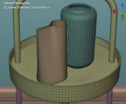 Ikea collection for living room 3D model_6