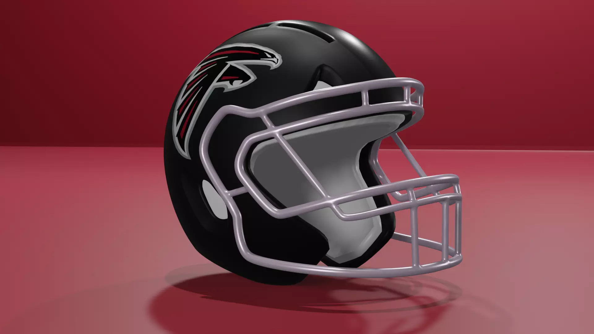 Atlanta Falcons Football Helmet 3D model