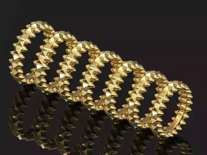 CLASH DE CARTIE RING SIZE 5 - 8 3D Model Collection CLASH DE CARTIE RING SIZE 5 - 8 3D Model Collection